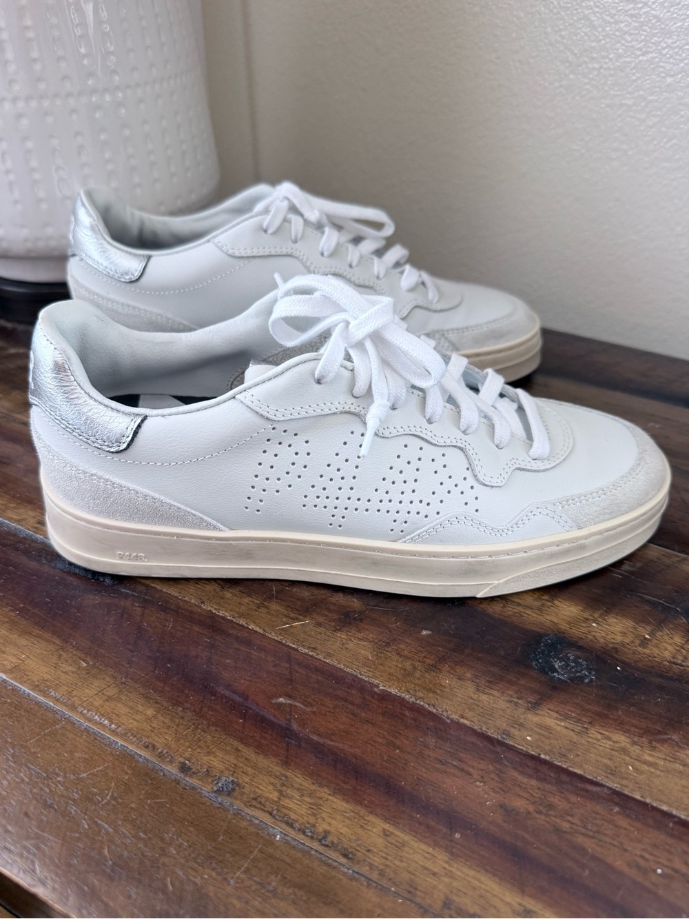 P448 Bali Metallico Women’s Sneakers 39 Italian Low Top Shoes Surf Terry Lining